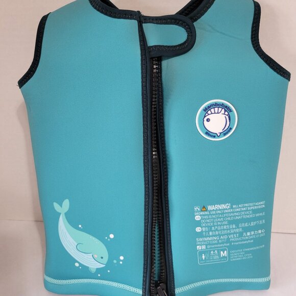 Mambobaby Non-inflatable Swim Vest/Jacket for Kids B7I7 - Size Med - Picture 1 of 14